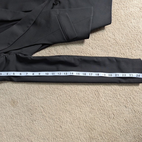 BCBGMaxAzria Women's Elegant Black Blazer Suit Jacket Size XXS - Picture 13 of 14